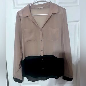 Chiffon dress shirt
